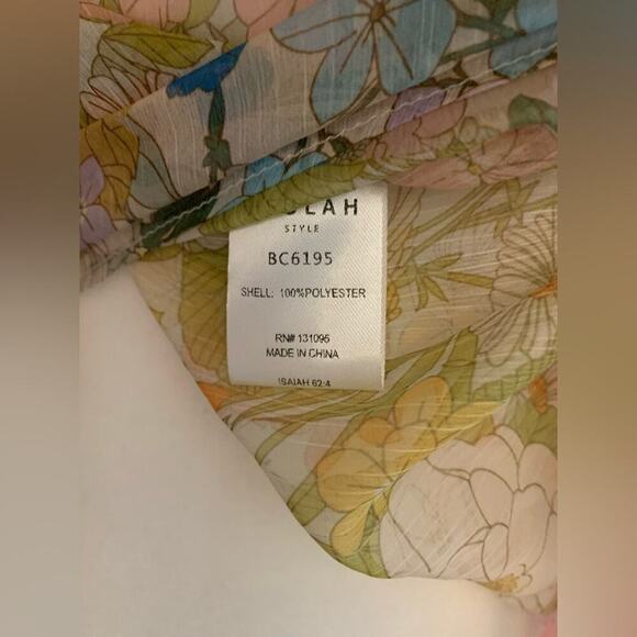 NWT Beulah floral blouse ruffled and romantic various sizes 💝 - Picture 12 of 15